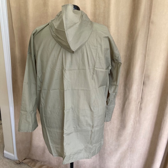 Totes "Body Umbrella" Rain Jacket, Olive/Tan, OSFM - Picture 7 of 14